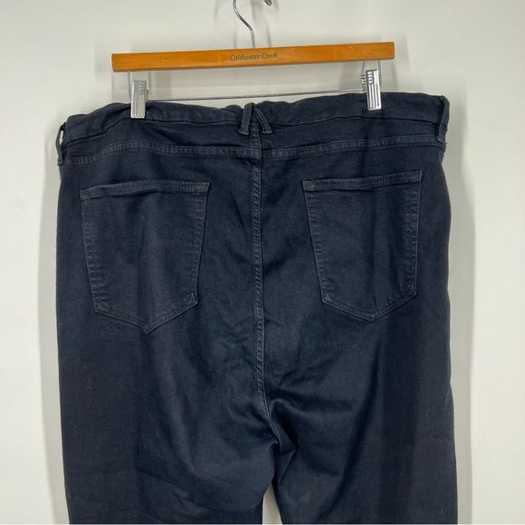 Good American Black Good Waist Stretch Denim Skinny Jeans Size 24 - Picture 6 of 8